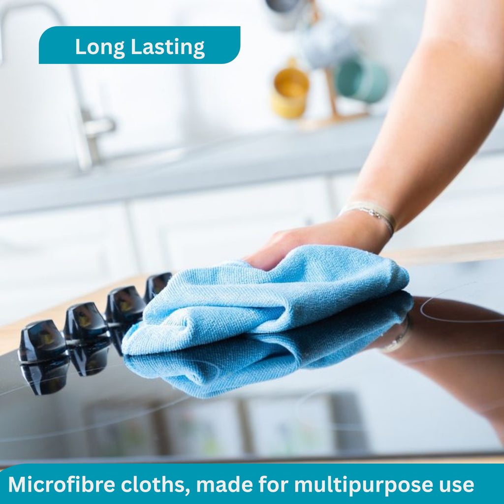 Premier Microfibre Cloth (4Grey)+(4Brown) 8 Pack