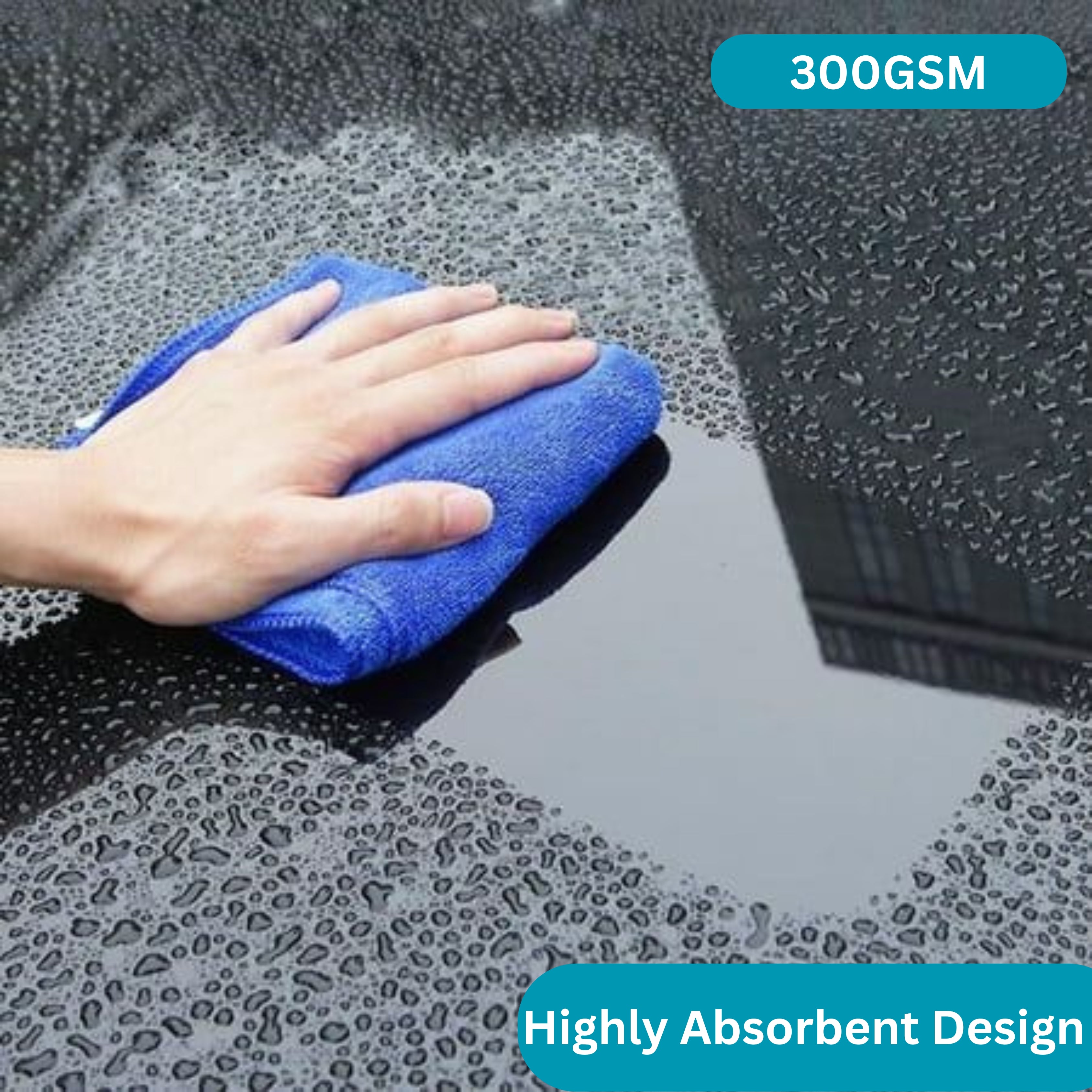 Premier Microfibre Cloth (4Blue)+(4Brown) 8 Pack