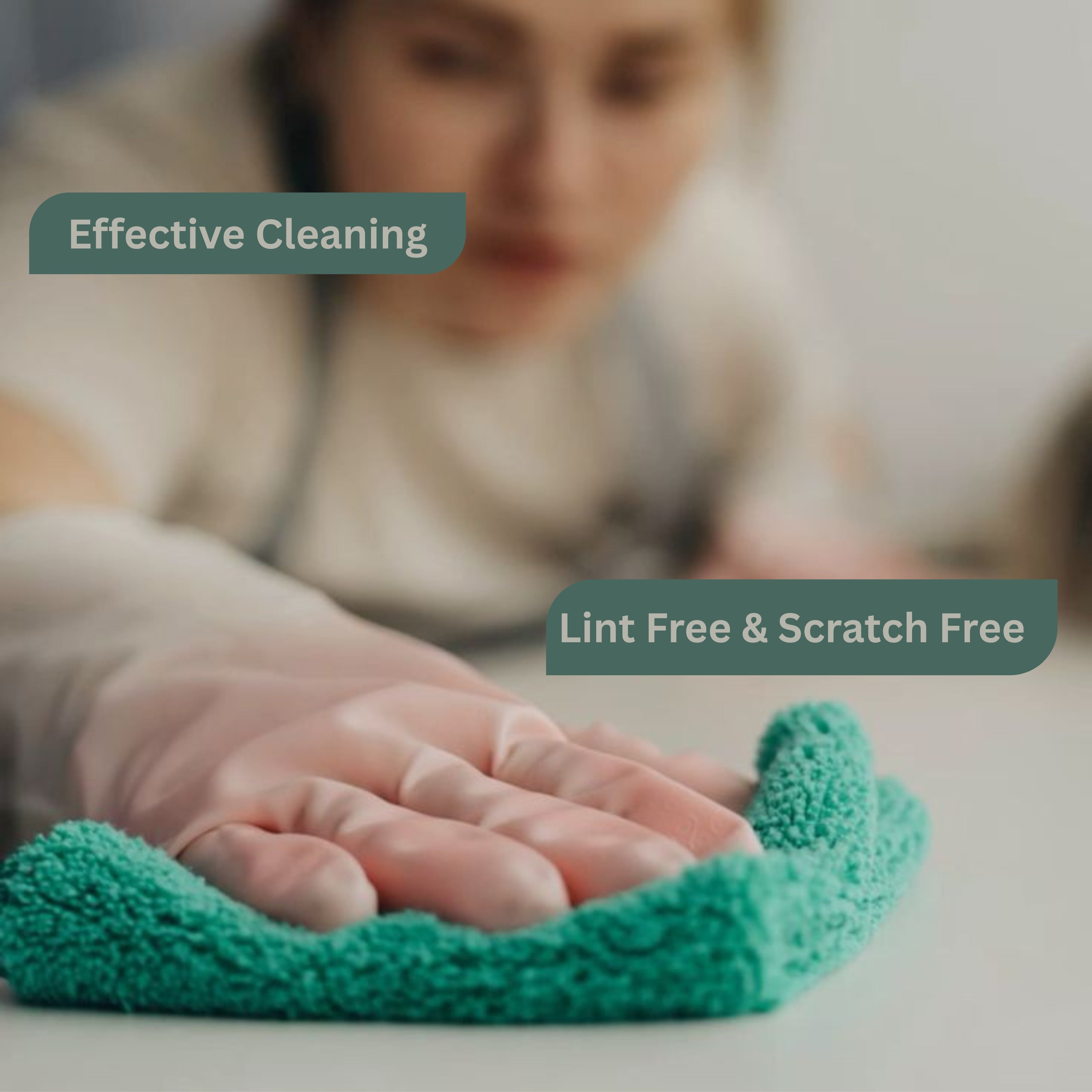 Premier Microfibre Cloth (4Grey)+(4Brown) 8 Pack