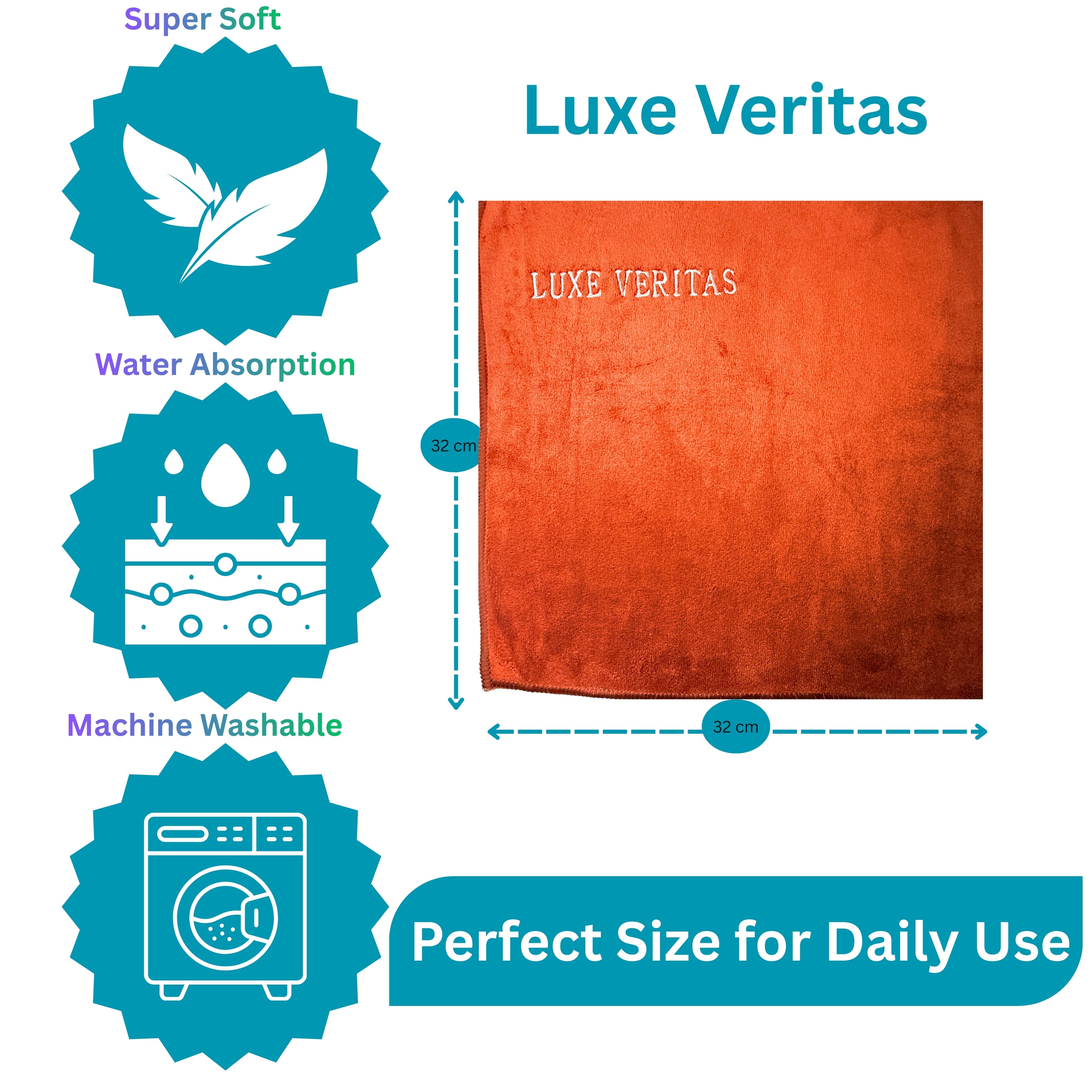 Premier Microfibre Cloth (4Grey)+(4Brown) 8 Pack