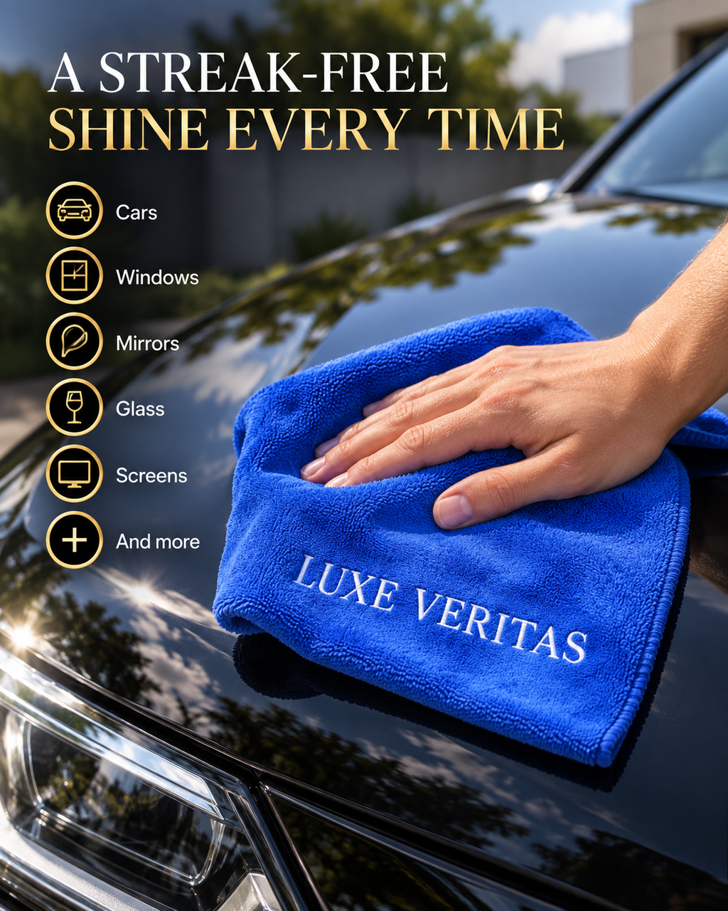 AquaShine Premium Microfibre Cloth