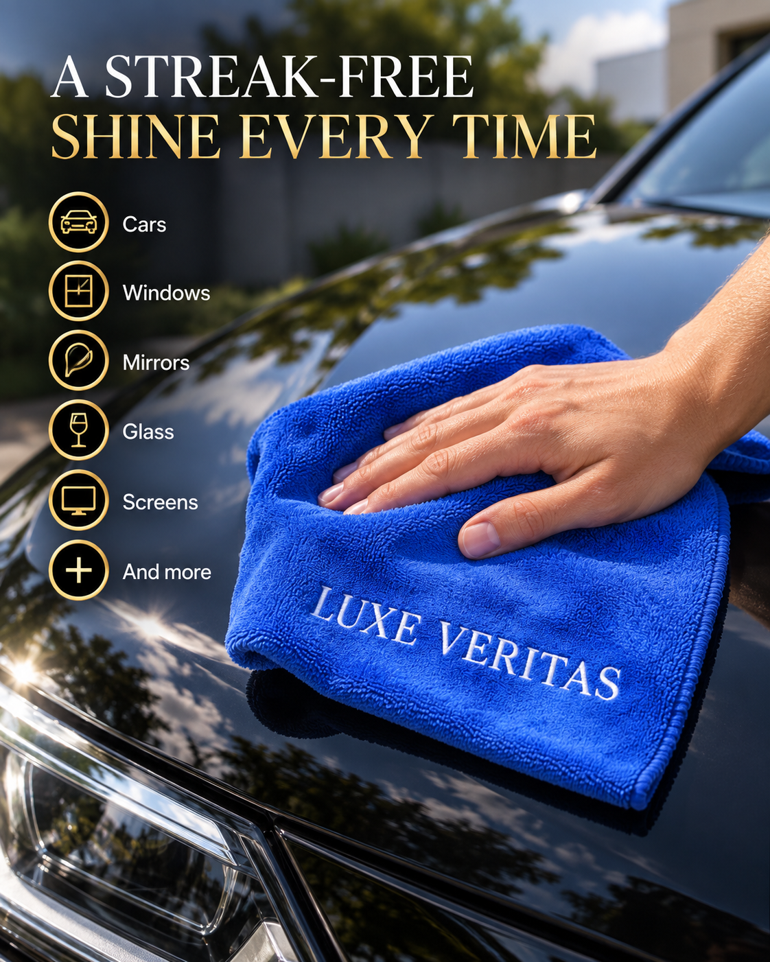 AquaShine Premium Microfibre Cloth