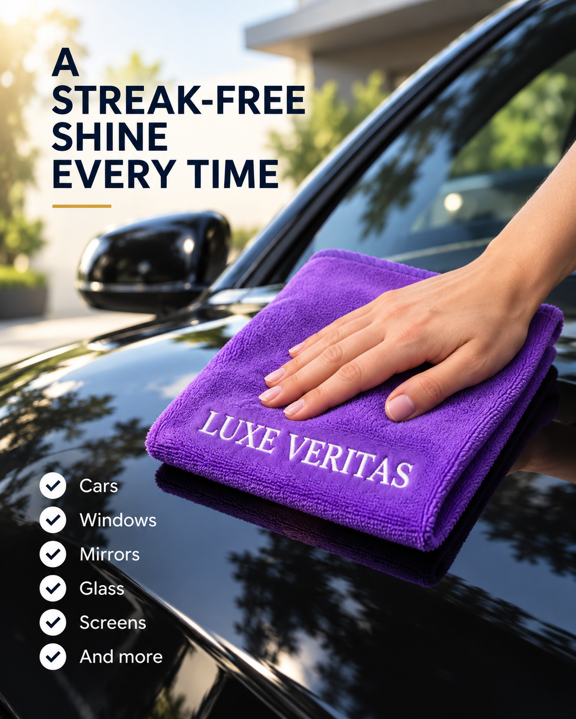 PlumPolish Premium Microfibre Cloth