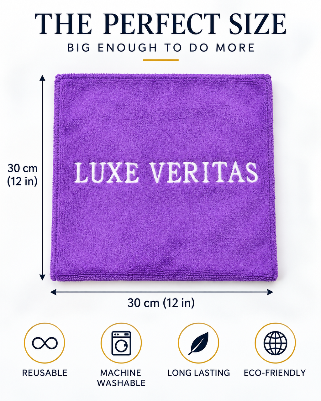 PlumPolish Premium Microfibre Cloth