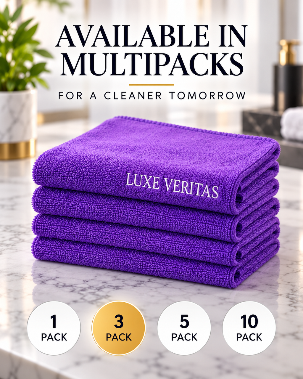 PlumPolish Premium Microfibre Cloth