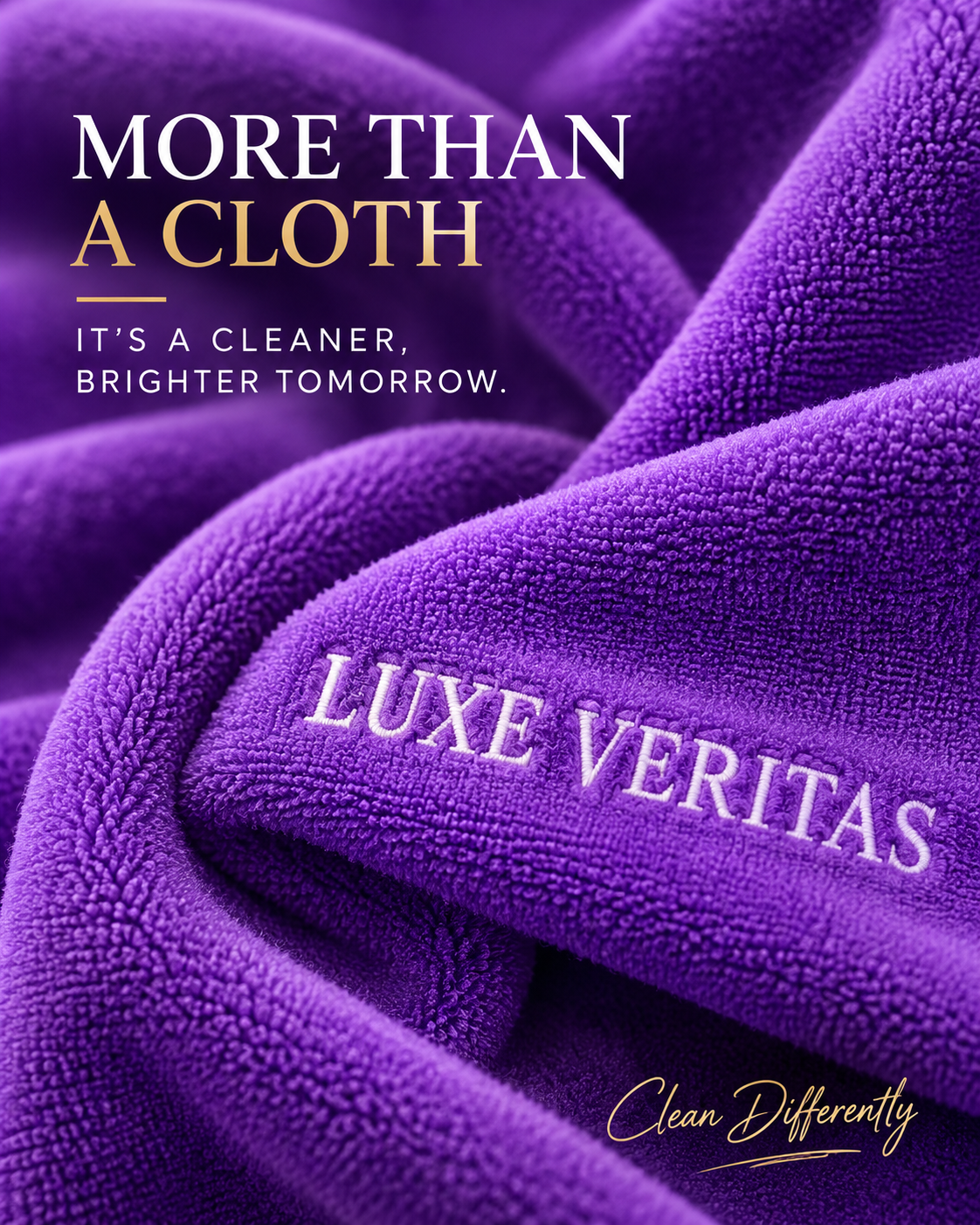 PlumPolish Premium Microfibre Cloth