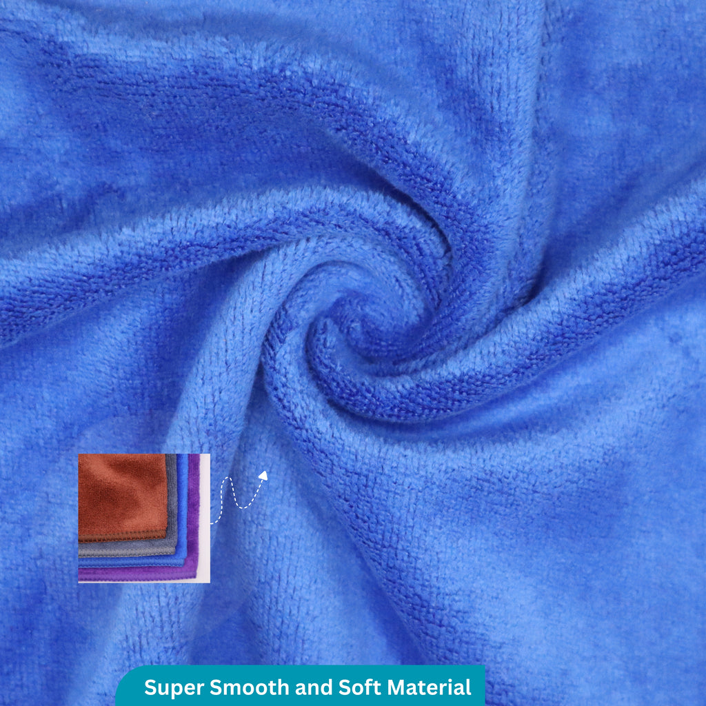 Premier Microfibre Cloth (4Grey)+(4Brown) 8 Pack